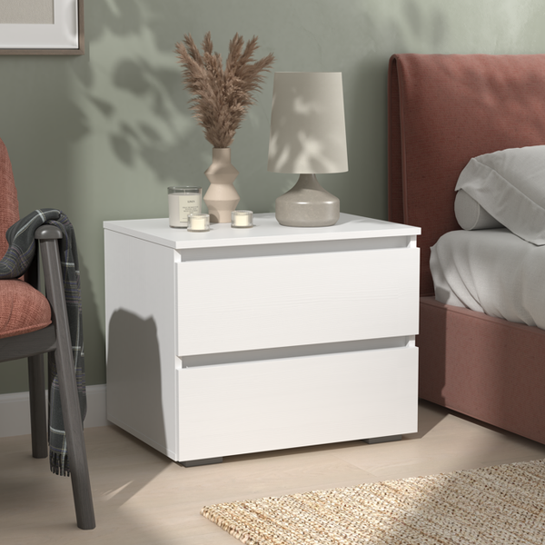 Прикроватная тумба Кортекс-мебель Бари 60 2ш