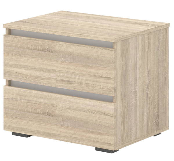 Прикроватная тумба Кортекс-мебель Бари 60 2ш - фото