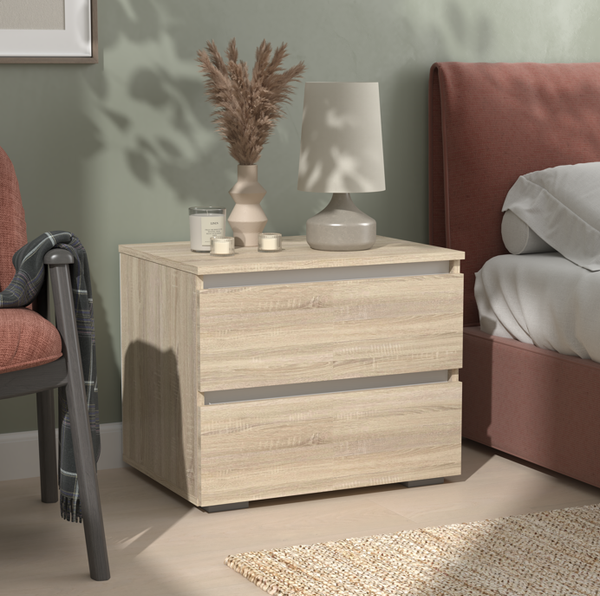 Прикроватная тумба Кортекс-мебель Бари 60 2ш