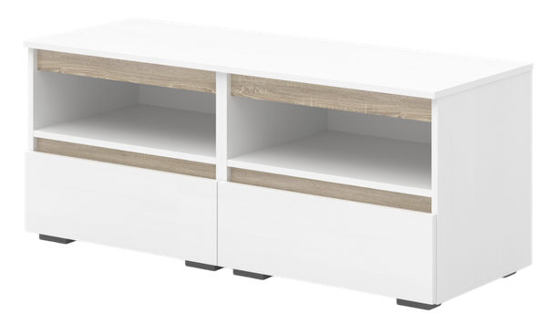 Тумба Кортекс-мебель Бари ТВ 120 2ш-2 - фото