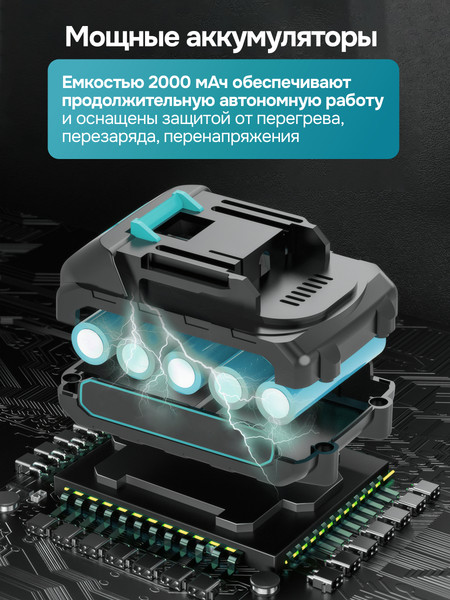 Секатор аккумуляторный GPT GBPS-M1825B12-BL