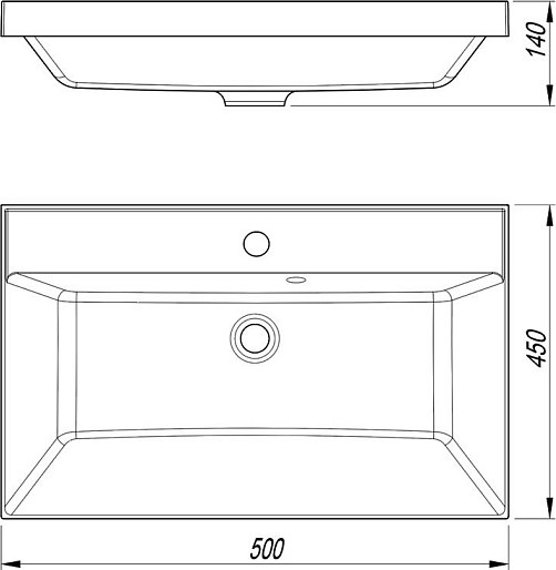 Умывальник Symbolite Asti 50x45