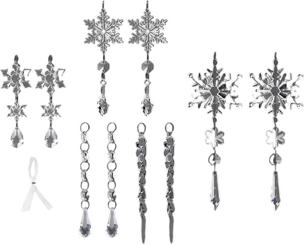 Набор елочных игрушек Волшебная страна Ледяные фигуры 109922 - фото