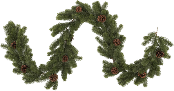 Гирлянда еловая Волшебная страна С шишками 110186 - фото