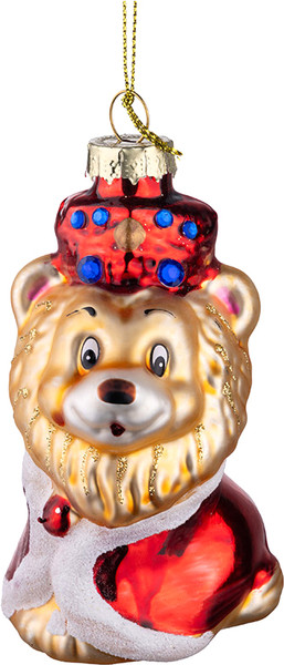 Елочная игрушка Волшебная страна Лев 110189 - фото