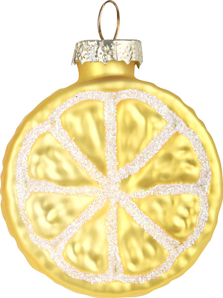 Елочная игрушка Волшебная страна Лимон 110250 - фото