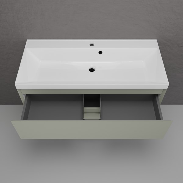 Тумба под умывальник Symbolite Манхэттен 100 Plus 2 ящика