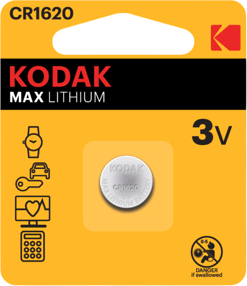 Батарейка Kodak CR1620-1BL - фото