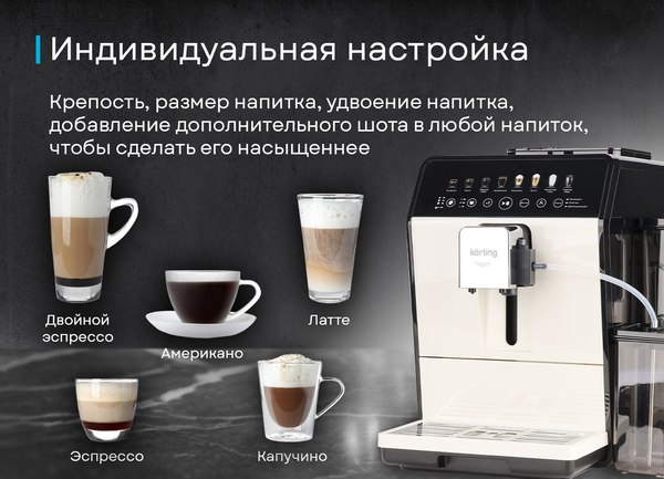 Кофемашина Korting KACM 2026 W Fagotti