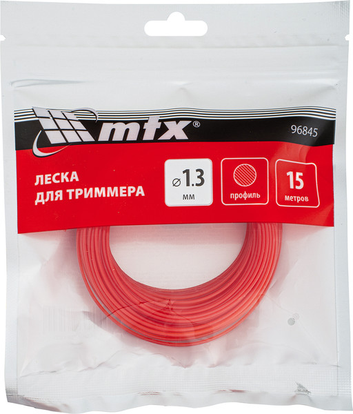 Леска для триммера MTX Круглая 1.3мм / 96845