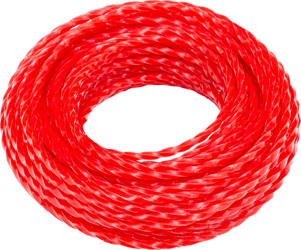 Леска для триммера MTX Витой квадрат 4мм / 96869 - фото