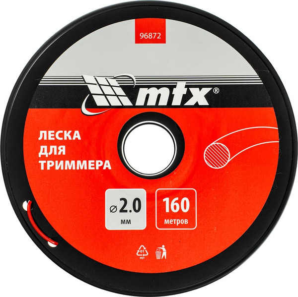 Леска для триммера MTX Круглая 2мм / 96872