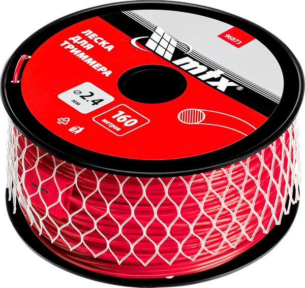 Леска для триммера MTX Круглая 2.4мм / 96873