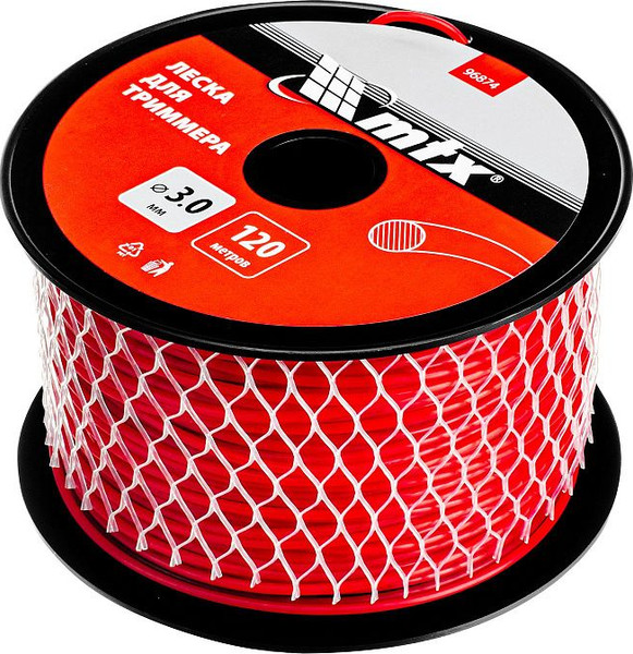 Леска для триммера MTX Круглая 3мм / 96874