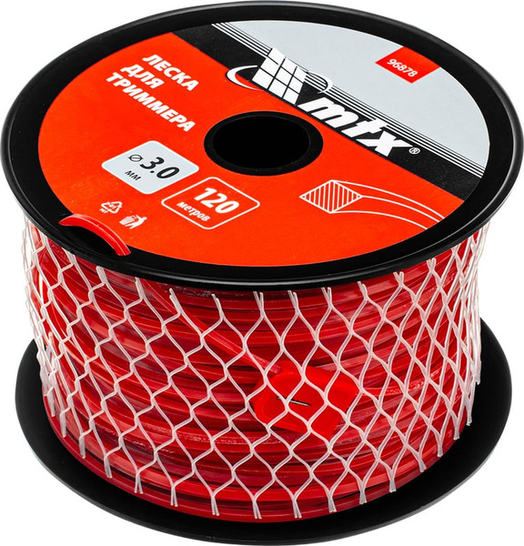 Леска для триммера MTX Квадрат 3мм / 96878