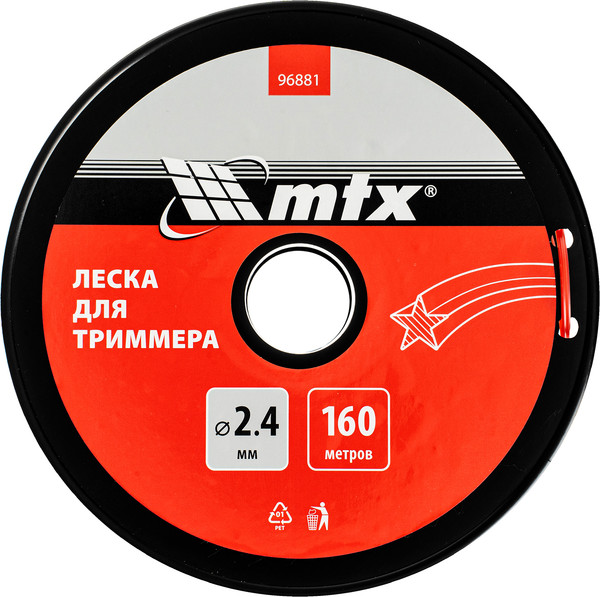 Леска для триммера MTX Звезда 2.4мм / 96881