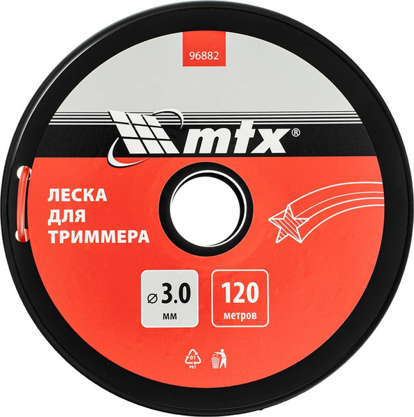 Леска для триммера MTX Звезда 3мм / 96882