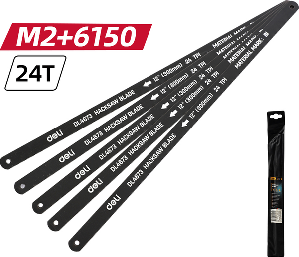 Набор полотен для ножовки Deli EDL4673