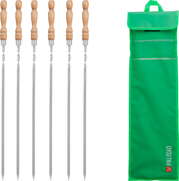 Набор шампуров Palisad Camping 650мм / 69753 - фото