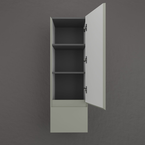 Шкаф-полупенал для ванной Symbolite Манхэттен 36 Plus 1 ящик