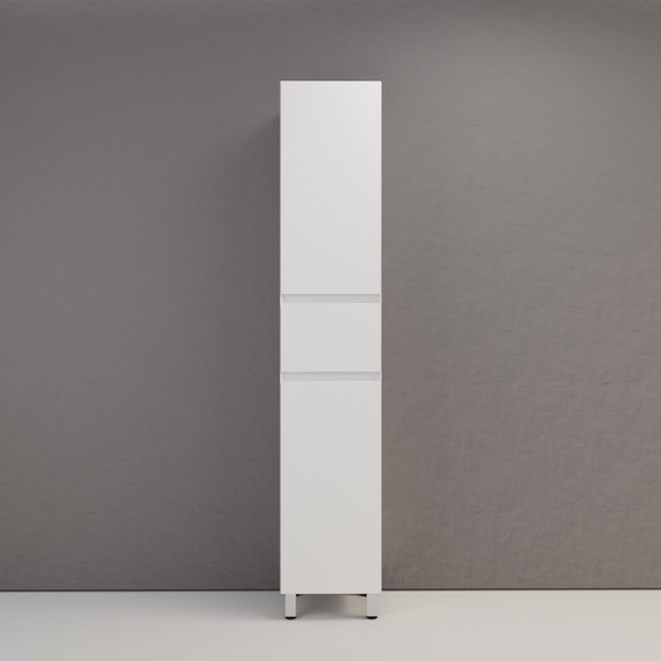 Шкаф-пенал для ванной Symbolite Лима 36 Plus 1 ящик 2 створки - фото