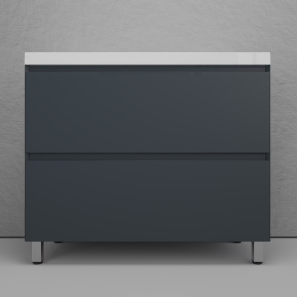 Тумба под умывальник Symbolite Манхэттен 100 Plus 2 ящика