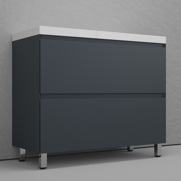 Тумба под умывальник Symbolite Манхэттен 100 Plus 2 ящика