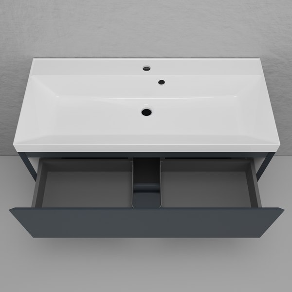 Тумба под умывальник Symbolite Манхэттен 100 Plus 2 ящика