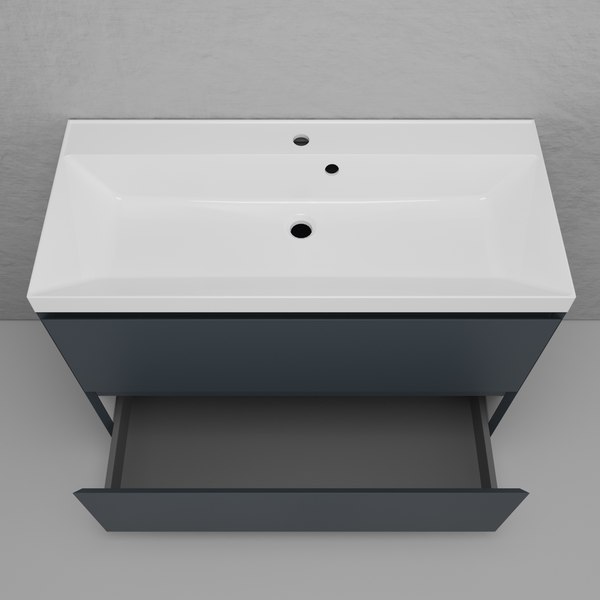 Тумба под умывальник Symbolite Манхэттен 100 Plus 2 ящика