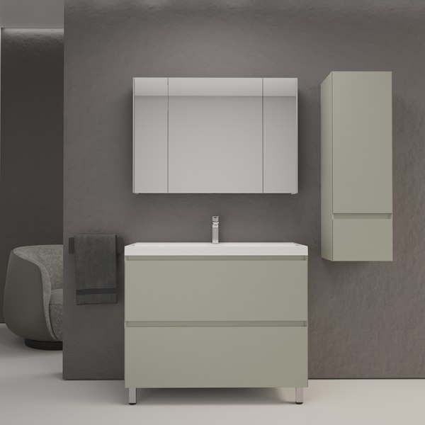 Тумба под умывальник Symbolite Манхэттен 100 Plus 2 ящика - фото