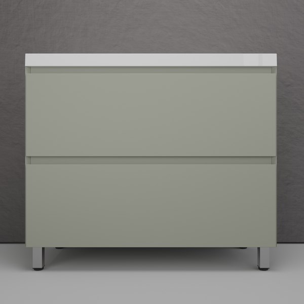 Тумба под умывальник Symbolite Манхэттен 100 Plus 2 ящика