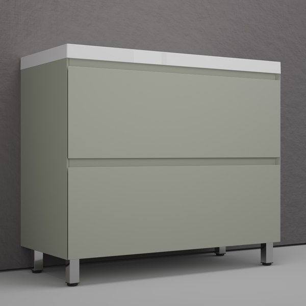 Тумба под умывальник Symbolite Манхэттен 100 Plus 2 ящика