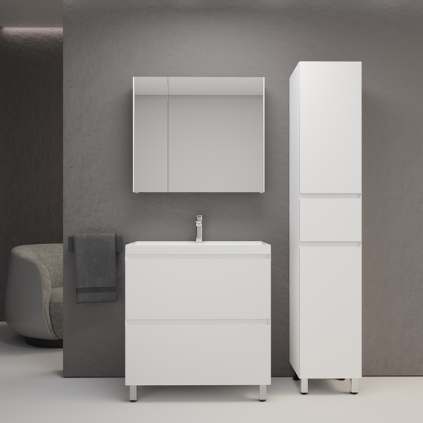 Тумба под умывальник Symbolite Манхэттен 80 Plus 2 ящика - фото