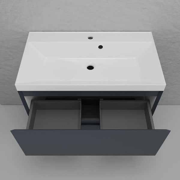 Тумба под умывальник Symbolite Манхэттен 80 Plus 2 ящика