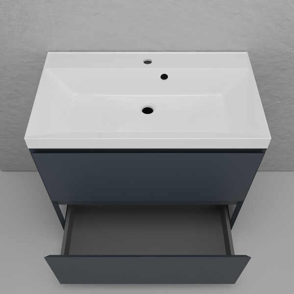 Тумба под умывальник Symbolite Манхэттен 80 Plus 2 ящика