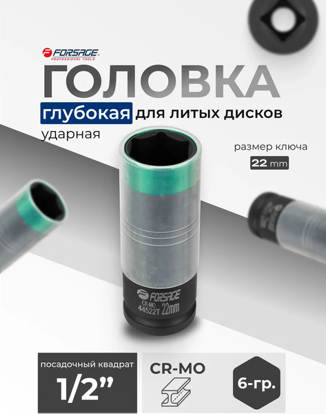 Головка слесарная Forsage F-44522T