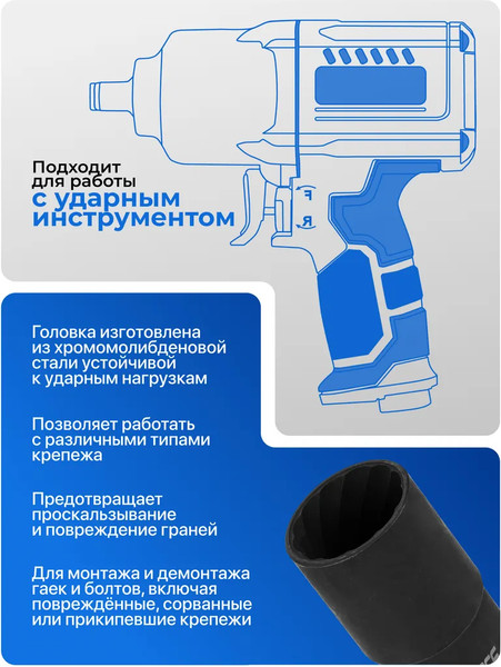 Головка слесарная Forsage F-1321-21