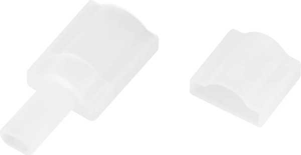 Заглушка для профиля Arlight MOONLIGHT-CAP-10x5mm-S-SET / 042919 - фото