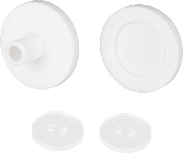 Заглушка для профиля Arlight MOONLIGHT-ROUND-30-CAP-TOP-L-SET-WH / 051302 - фото