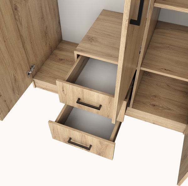 Шкаф Mio Tesoro Хюгге 3D2S