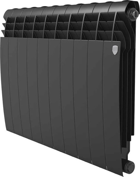 Радиатор биметаллический Royal Thermo BiLiner B 500 Черный - фото
