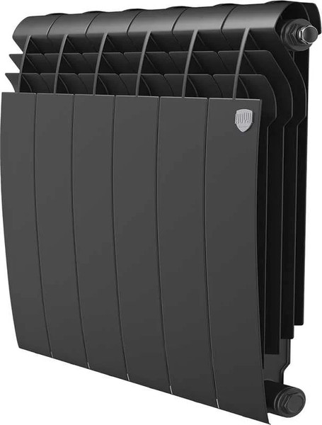 Радиатор биметаллический Royal Thermo BiLiner B 500 Черный - фото