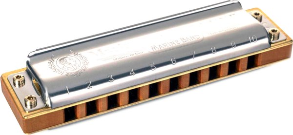 Губная гармошка Hohner Marine Band Deluxe 2005/20 C / M200501P - фото