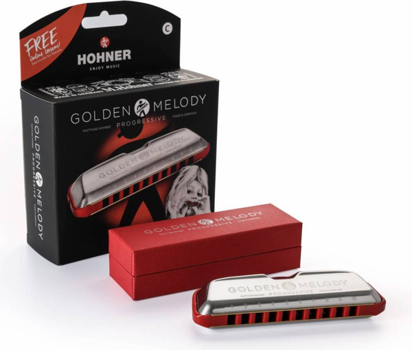 Губная гармошка Hohner Golden Melody Progressive D-Major
