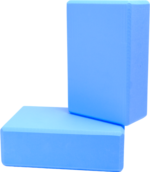 Набор блоков для йоги Ametist Синий - фото