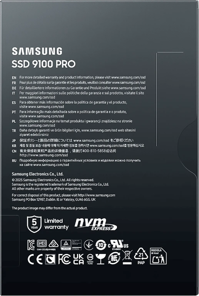 SSD диск Samsung 9100 Pro 1TB (MZ-VAP1T0BW)