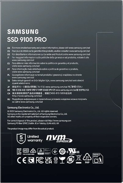 SSD диск Samsung 9100 Pro 2TB (MZ-VAP2T0BW)