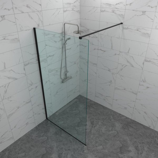 Душевая стенка Triton Плано-Блэк 80х200