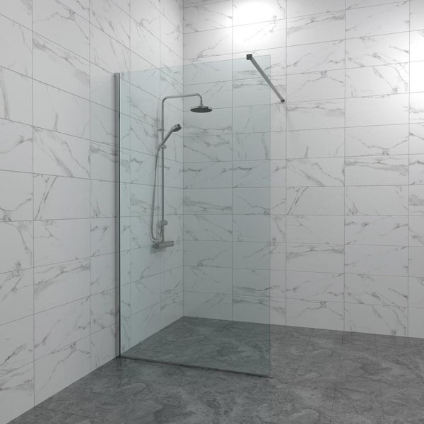 Душевая стенка Triton Плано-Хром 100х200