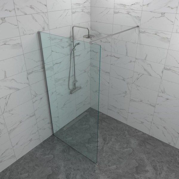 Душевая стенка Triton Плано-Хром 100х200